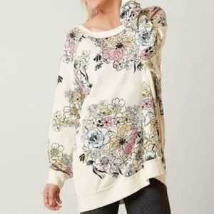 Go on get floral sweatshirt